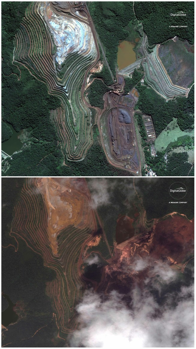 Firefighters search mud after Brazil dam collapse; 58 dead