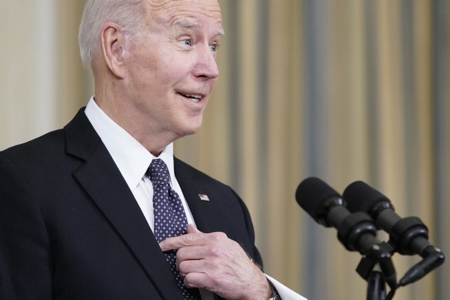 Biden says remark on Putin's power was about 'moral outrage'