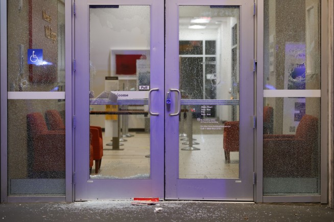 Violent protest in downtown Atlanta over killing of activist