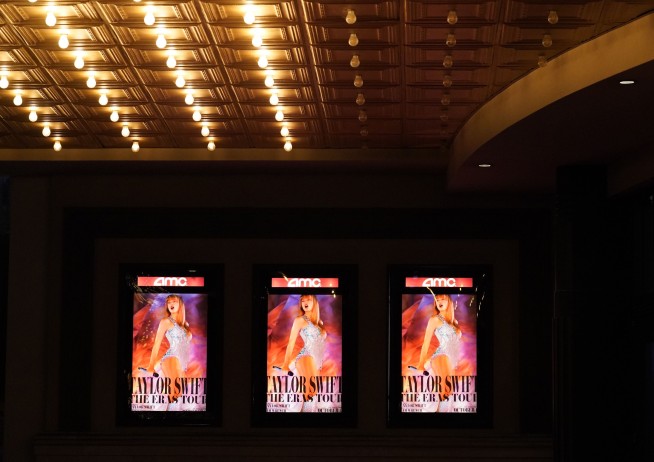 Taylor Swift’s ‘The Eras Tour’ dances to No. 1 at the box office, eyeing 'Joker' film record