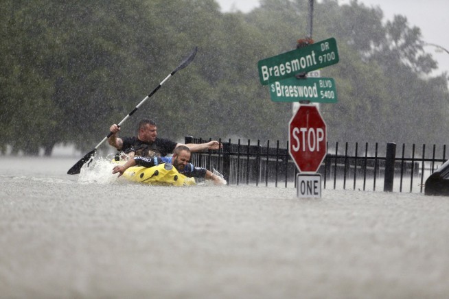 Water 'is swallowing us up': Catastrophic floods hit Houston