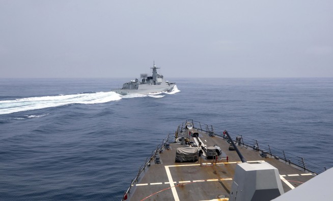 US releases video showing close-call in Taiwan Strait with Chinese destroyer