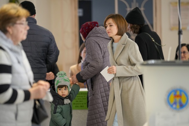 Moldova’s pro-Western president wins 2nd term in runoff overshadowed by Russian meddling claims