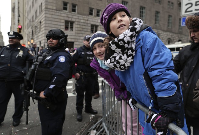 AP PHOTOS: A safe and secure Macy's Thanksgiving Day Parade
