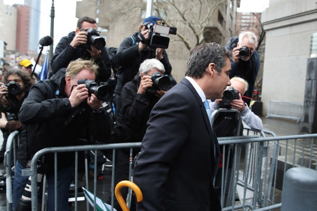 The Latest: Michael Cohen represented Sean Hannity