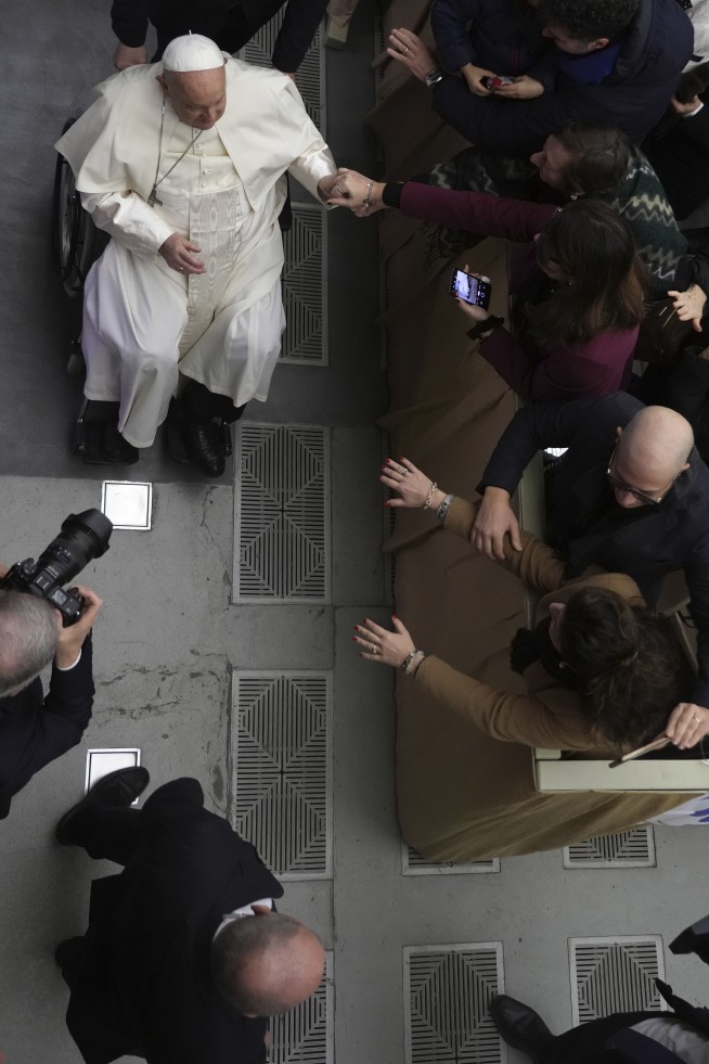 Pope Francis says bullying at school prepares students for war, not peace