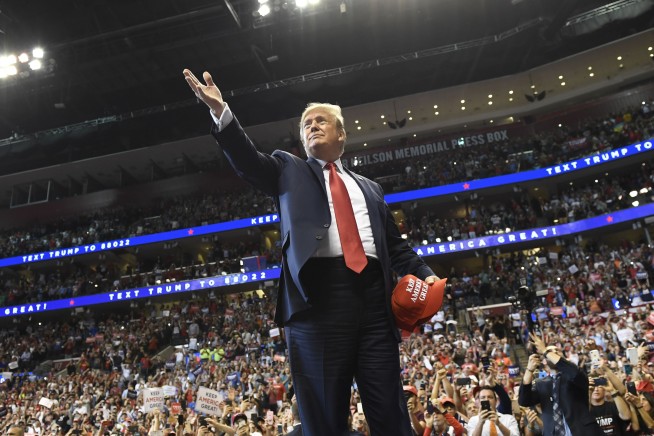 The Latest: Trump vows he won’t change name of Thanksgiving