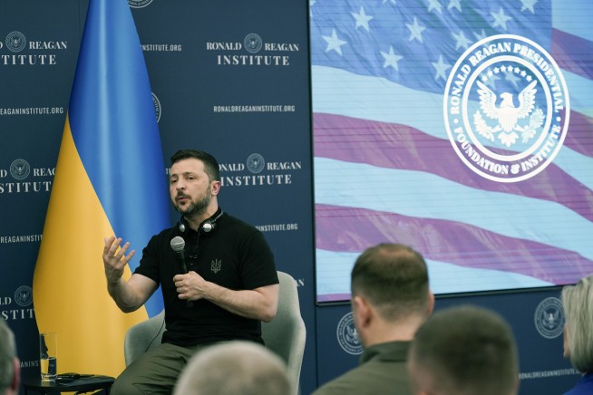 Zelenskyy says the world cannot wait until the US election in November to take action to repel Putin