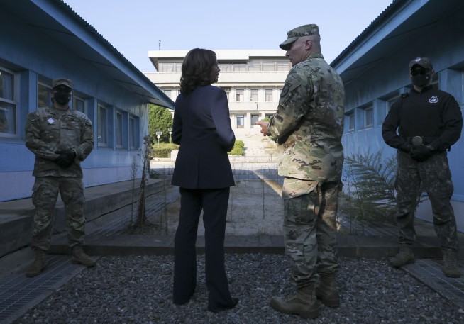 VP Harris caps Asia trip with stop at DMZ dividing Koreas