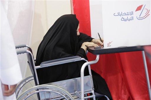Bahrain holds its first major vote since unrest