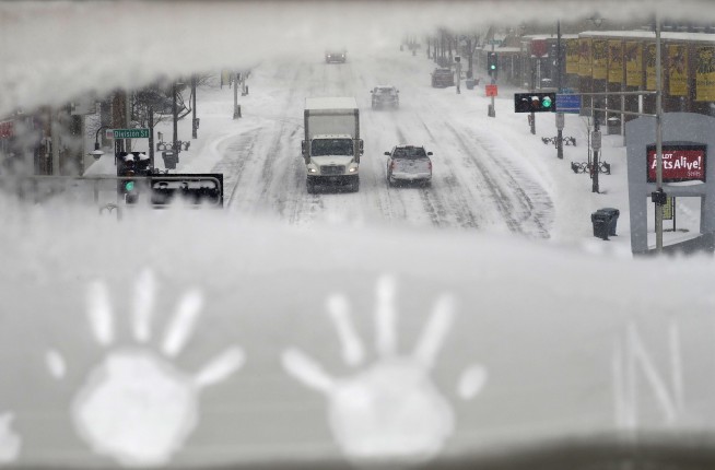 Deep freeze envelops Midwest, even stops the mail