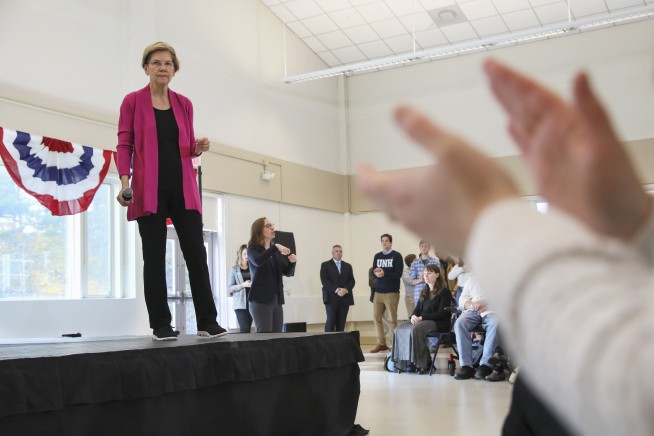 Warren health care plan pledges no middle class tax increase