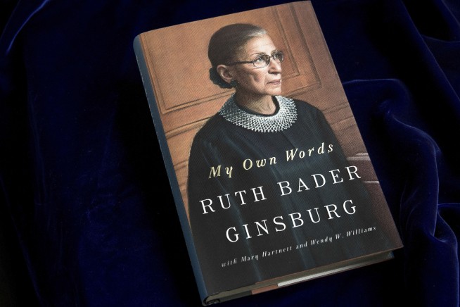 Riding celebrity wave, Justice Ginsburg releasing anthology