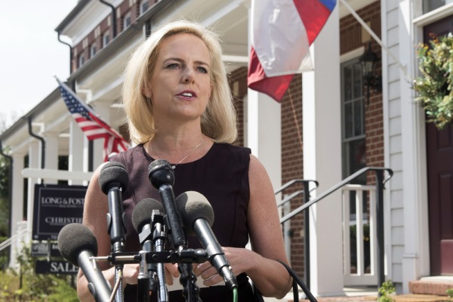 Nielsen says she still supports Trump's border goals