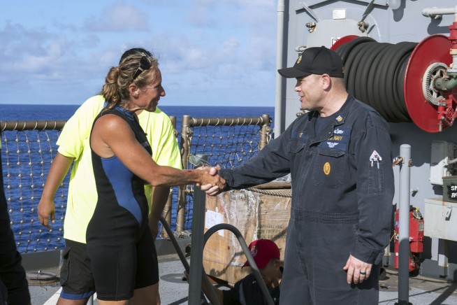 Women lost months at sea credit dogs for keeping spirits up