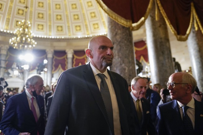 Sen. John Fetterman hospitalized after feeling lightheaded
