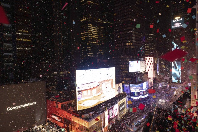 New Year's Eve sweeps across the globe, but wars cast a shadow on 2024