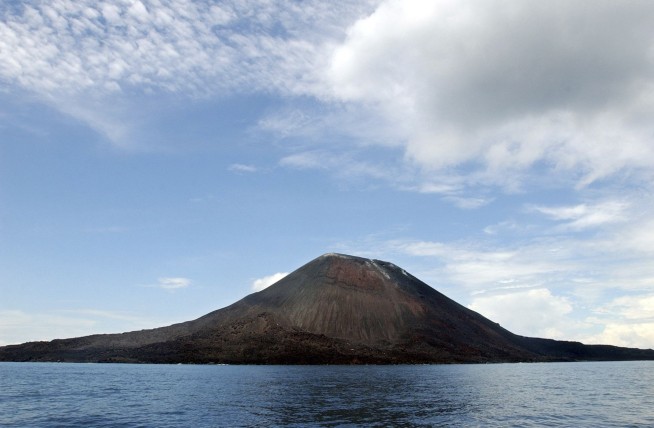 Indonesia's Anak Krakatau volcano shoots ash, lava