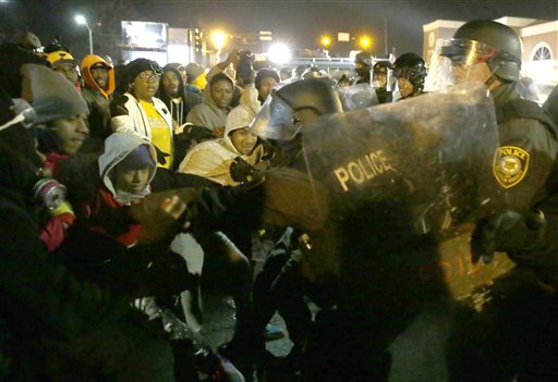 Guard reinforcements contain damage in Ferguson