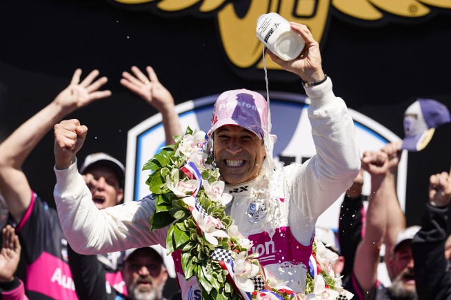 Good company: Helio Castroneves wins Indy 500 for 4th time