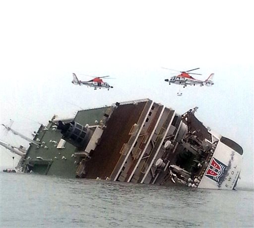 2 dead after ferry sinks off South Korean coast