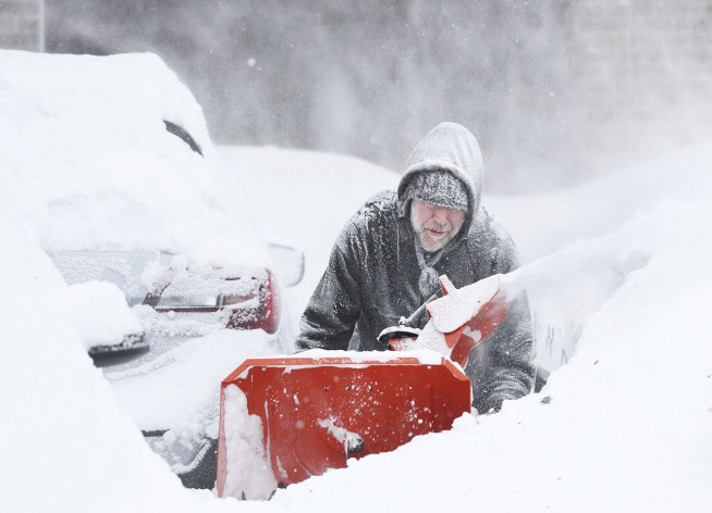 Military police enforce driving ban in snow-stricken Buffalo