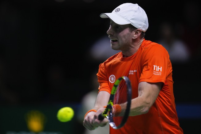 An emotional Rafael Nadal retires at the Davis Cup after he loses and Spain is eliminated