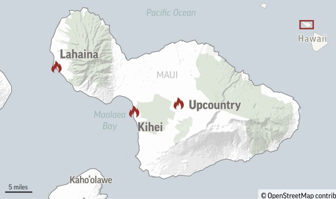 53 people have died from the Maui wildfires, governor says, and historic Lahaina has burned down