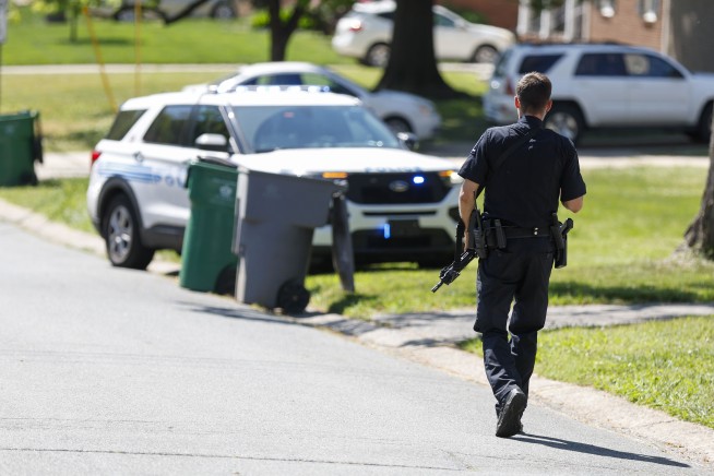 4 law officers serving warrant are killed, 4 wounded in shootout at North Carolina home, police say