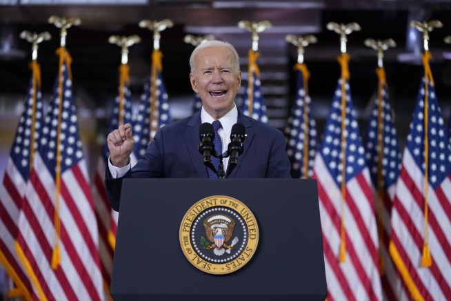Biden announces huge infrastructure plan to 'win the future'
