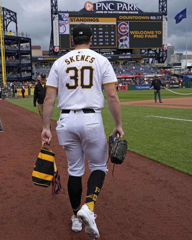 Pirates' Paul Skenes Hits Triple Digits 17 Times, Strikes Out 7 In Big ...