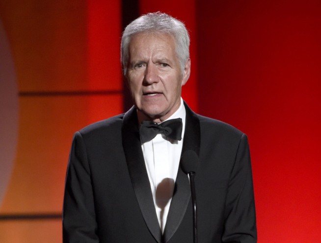 Alex Trebek, saying he's on the mend, back at 'Jeopardy!'