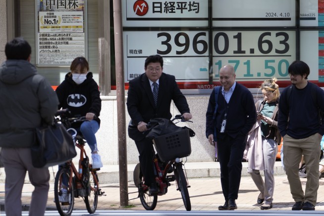 Stock market today: Asian markets are mixed after a slow day on Wall St ahead of US inflation update