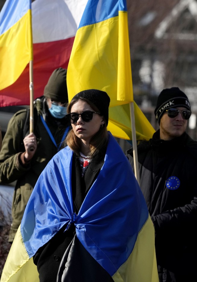 Anti-war protests across Europe, small rallies in Russia