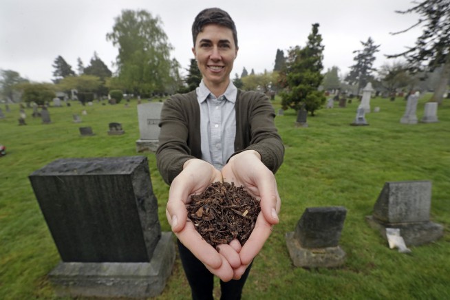 Human composting could become an option in California