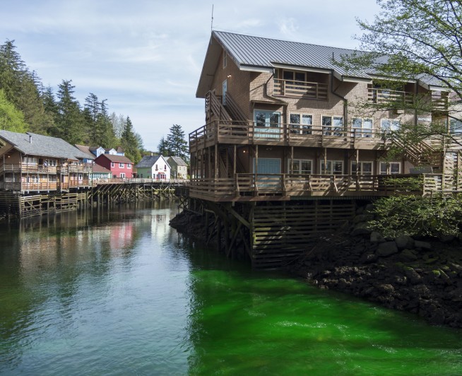 Man dumps non-toxic green dye into Alaska creek as a prank