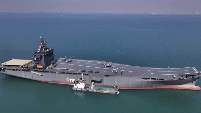 Iran inaugurates its first drone-carrier warship