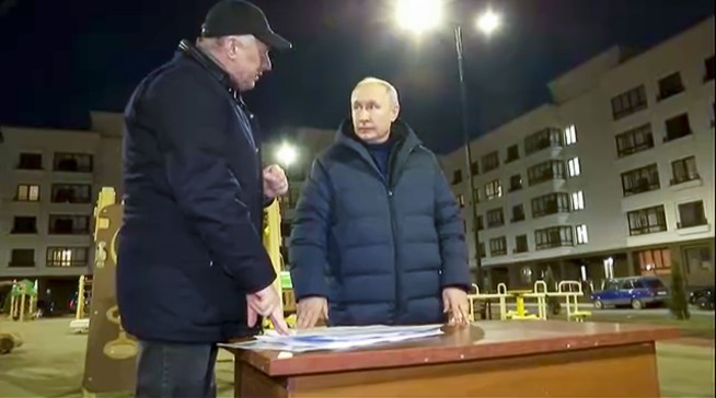 Russia's Putin makes surprise trip to occupied Mariupol