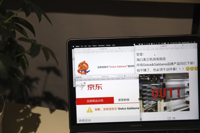 Dolce&Gabbana goods pulled in China over alleged insults