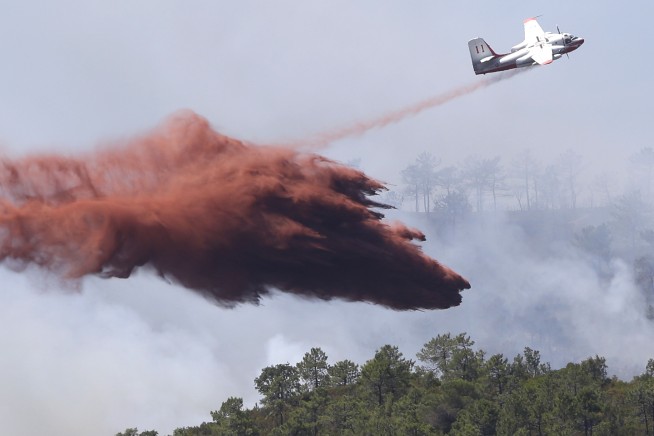 The Latest: Drought, heat fuel wildfires in central Portugal