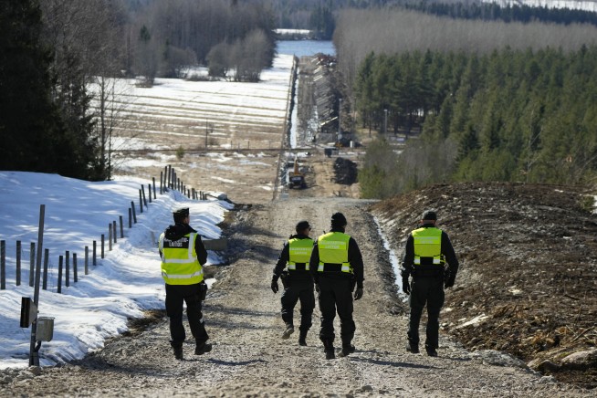 NATO member Finland breaks ground on Russia border fence
