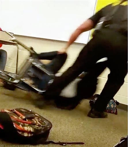 Sheriff to decide if deputy keeps job after classroom arrest