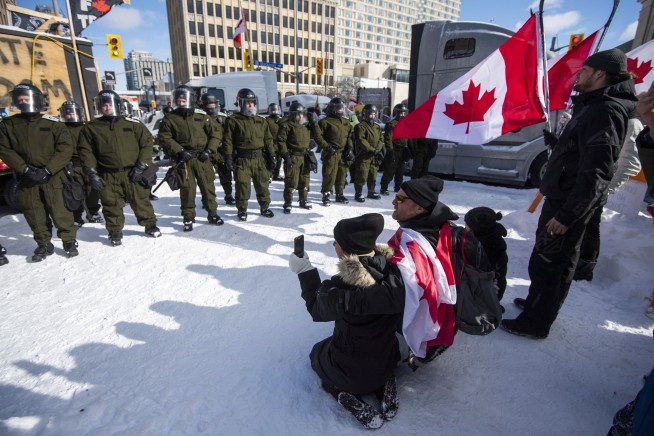 Ottawa crackdown: police arrest dozens after 3-week protest