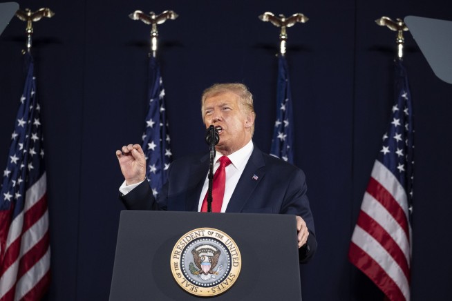 Trump pushes racial division, flouts virus rules at Rushmore