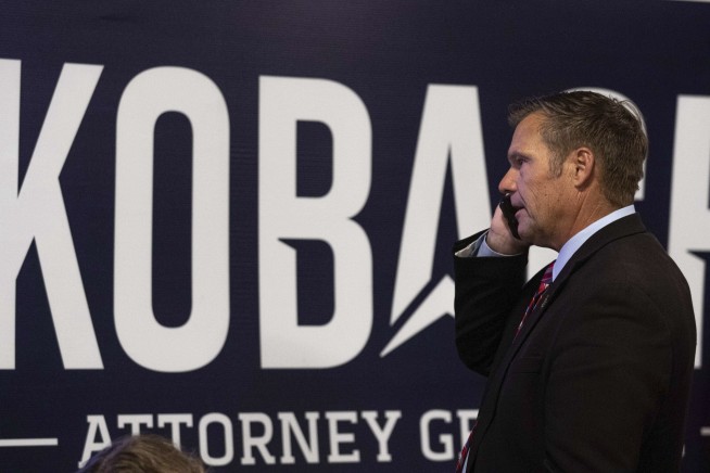 Kansas GOP nominates Kobach for AG, advancing comeback bid