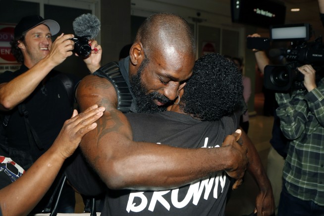 Former US college football player home from prison in China