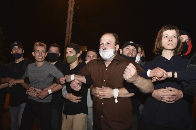 Belarus' ruler vows to quash opposition rallies after vote