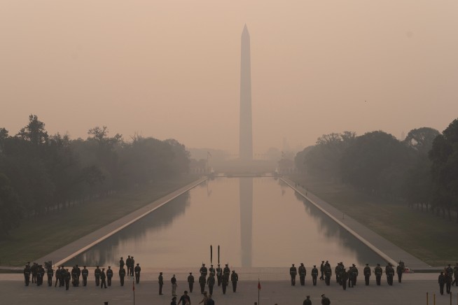 A third day of smoky air gives millions in US East Coast, Canada a new view of wildfire threat