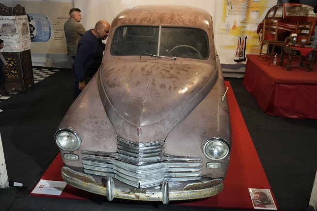 The first car made during Soviet-era in Poland goes on display 73 years later