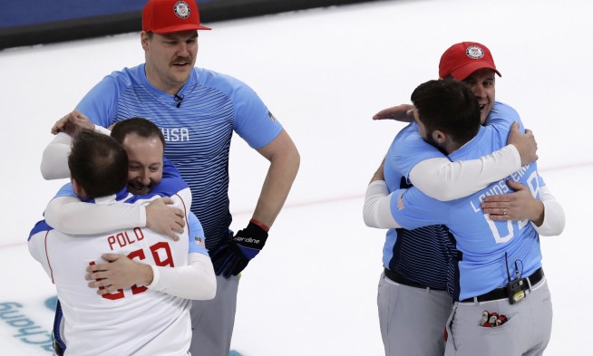 American men win Olympic curling gold, beat Sweden 10-7